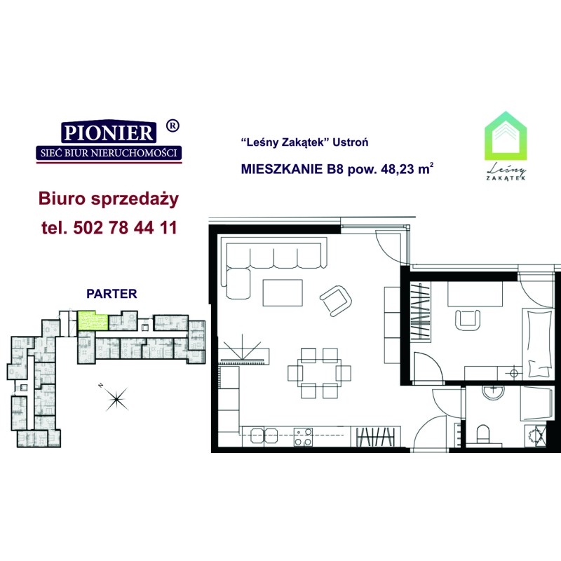 B08 apartament 48,23m2