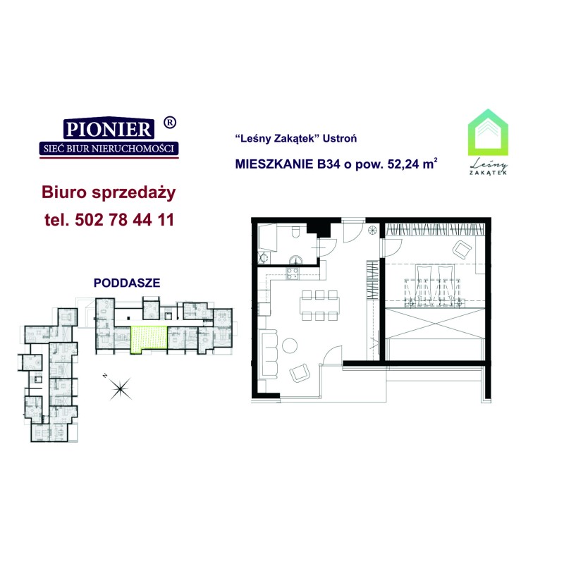 B34 apartament 52,24m2